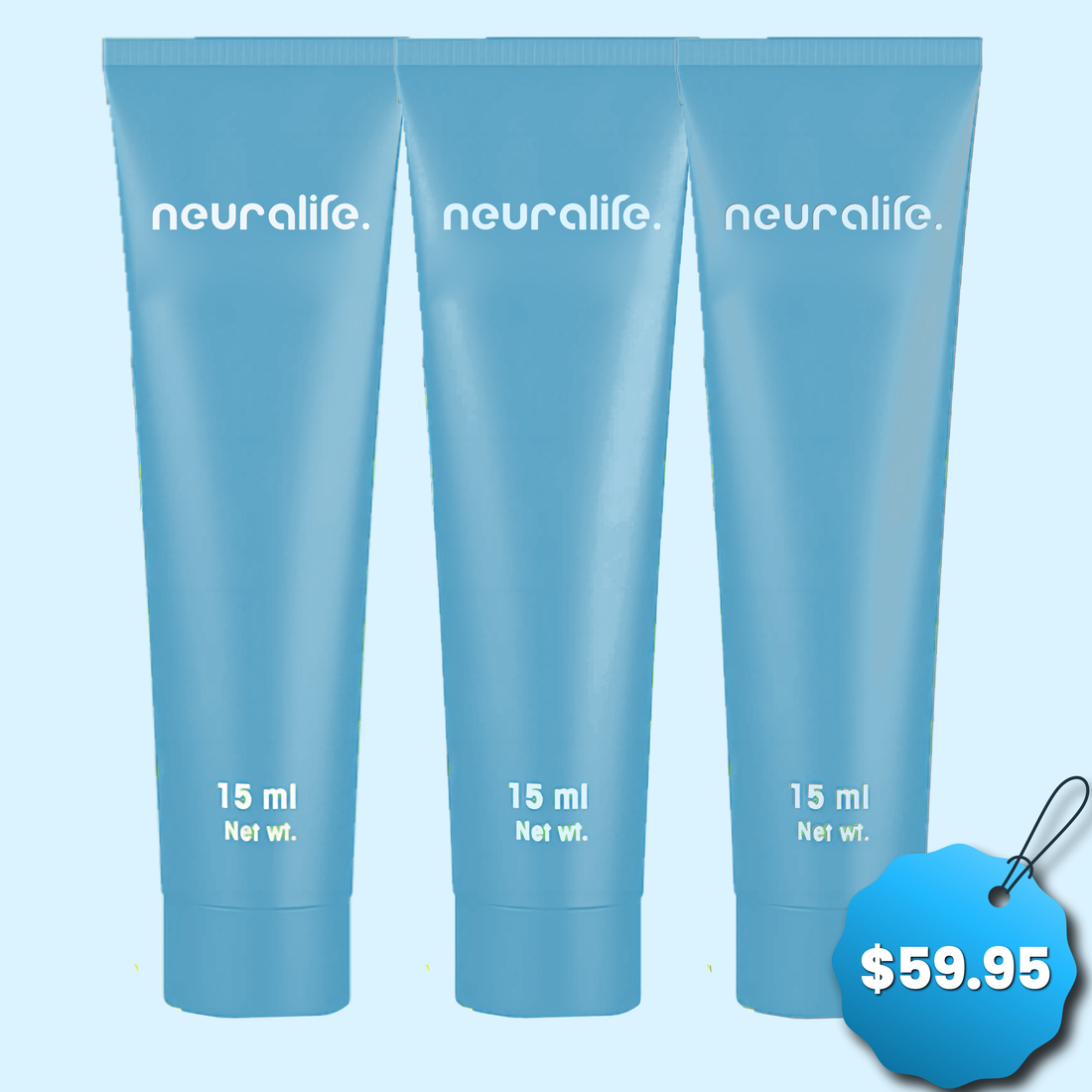 3x Neuralife EMS Conductive Gel (50ml) (Subscription)